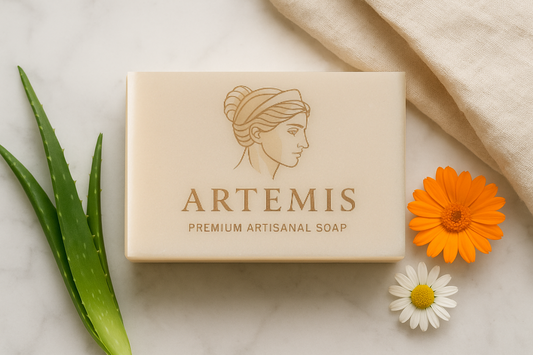 Săpun Regenerant cu Aloe Vera, Calendula și Mușețel – Piele sensibilă